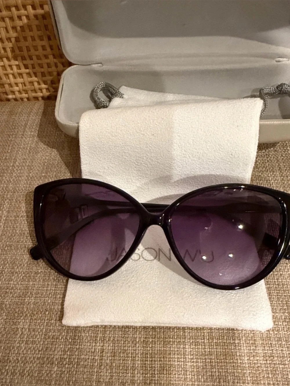 Retro 50’s 60’s Black Cat Eye Breakfast at Tiffany’s sunglasses Jason Woo
